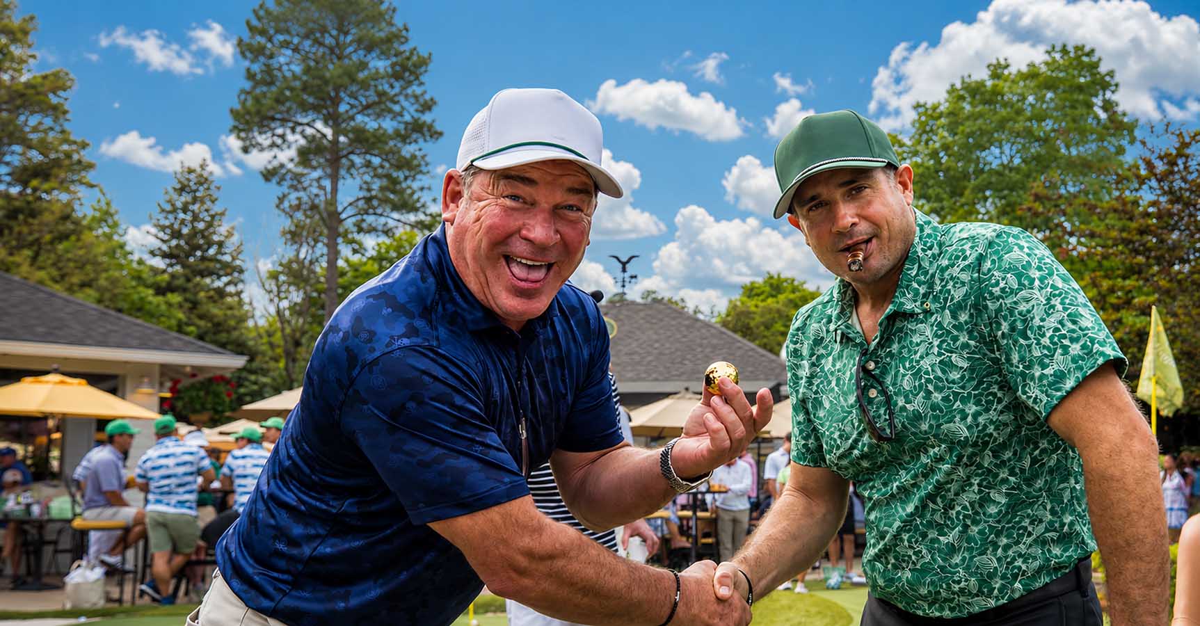 Club Magnolia guests sharing a memorable Tournament Week moment
