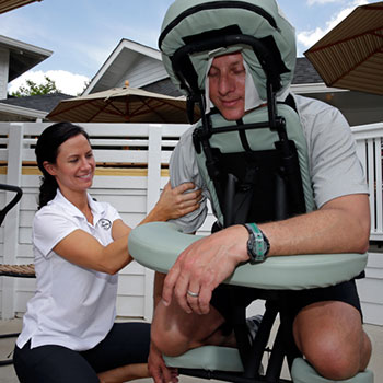 Take a break from the course and enjoy a massage