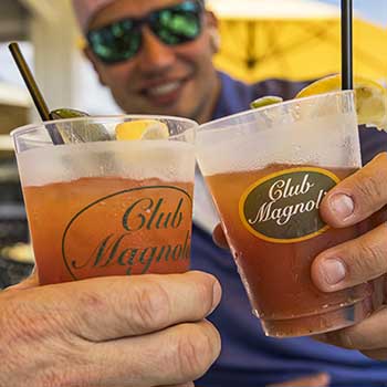 Nine full service complimentary premium bars located throughout the property.