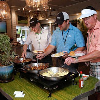 Breakfast served in the Fairway Buffet beginning at 7 AM.