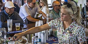 The Bucker Bar has a full assortment of premium spirts, craft and domestic beer favorites, in bottles and on draft.
