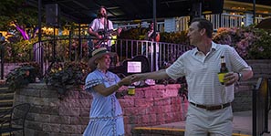 Dancing to Sam Burchfield on the Par Tee Stage during Club Magnolia 19 - After Golf Experence