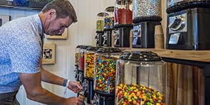 Choose from M&M's, red hots, candy coated nuts, and lot's in-between...what's your favorite?
